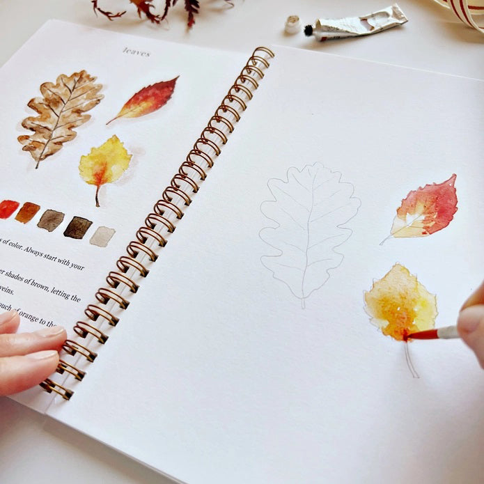 Emily Lex Studio Autumn Watercolor Workbooks | Made In Washington | DIY Watercolor Craft