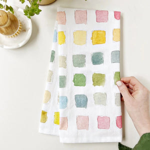 Emily Lex Studio Paint Swatch Tea Towel | Made In Washington | Kitchen Towel