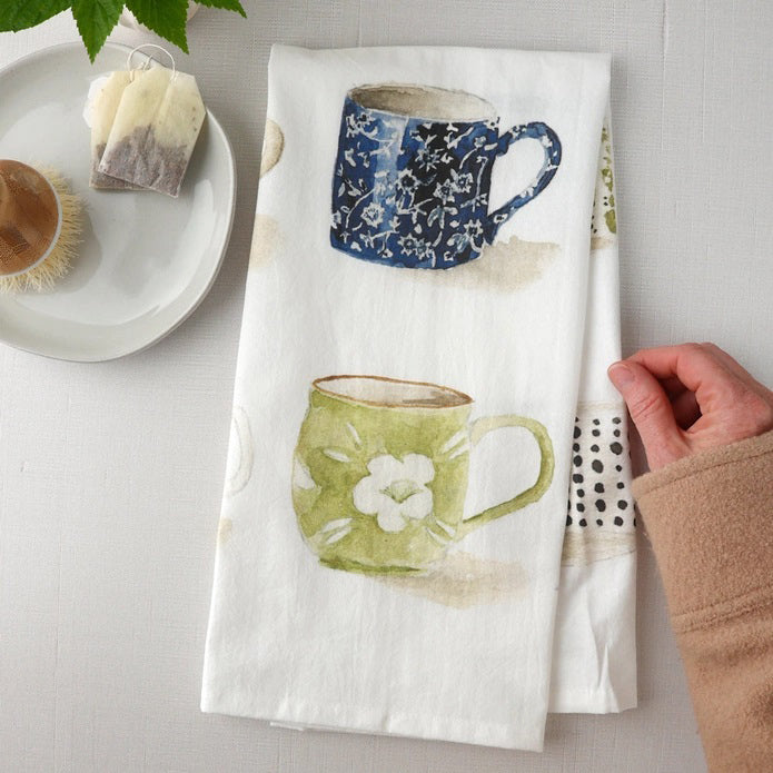 Emily Lex Studio Mugs Tea Towel | Made In Washington | Dishcloths