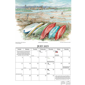 Studio Solstone Pike Place Market Calendar | Made In Washington | 2025 Seattle Calendar