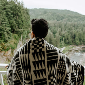 Eighth Generation Coast Salish Wool Blanket | Made In Washington | PNW Wool Blankets