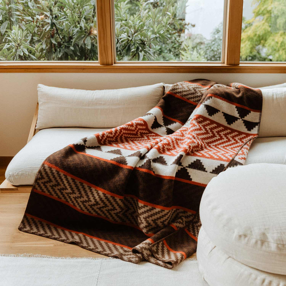 Eighth Generation Elks Offering PNW Wool Blanket | Made In Washington | Native Style Throws