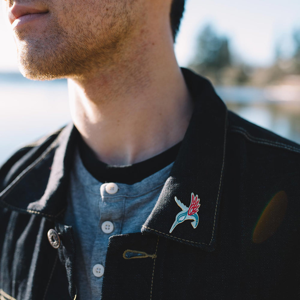 Eighth Generation Hummingbird Enamel Pin | Made In Washington | PNW Lapel Pin