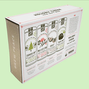 Flying Bird Botanicals Holiday Cheer Tea Gift Box | Made In Washington | Teas with  Seasonal Spices | PNW Gift Boxes