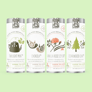 Flying Bird Botanicals Holiday Cheer Tea Gift Box | Made In Washington | Organic Christmas Tea Blends