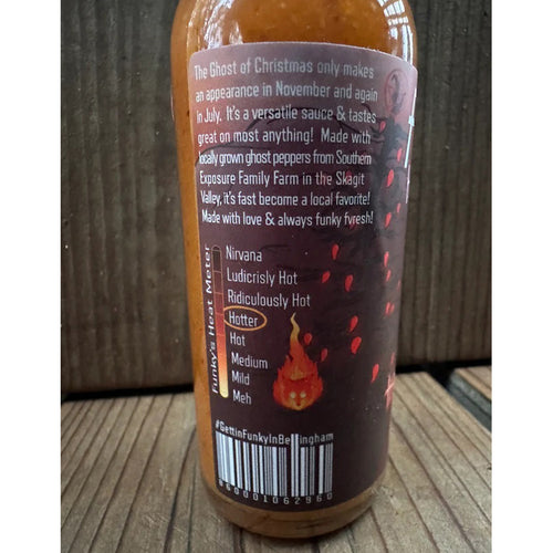 Funky's Hot Sauce Factory Ghost of Christmas | Made In Washington | PNW Gifts