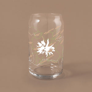 Narbo Mt Rainier The Can Tall Boy Beer Glass | Made In Washington | Locally made National Park Drinking Glass