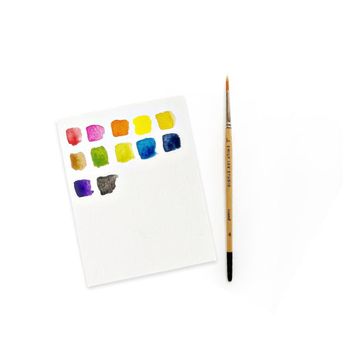 Emily Lex Studio Watercolor Paintbrush size 4 | Made In Washington | Beginner Brush