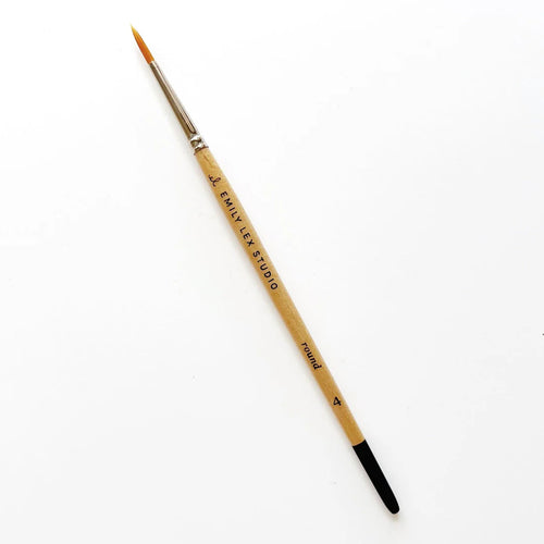 Emily Lex Studio Watercolor Paintbrush size 4 | Made In Washington | Beginner Brush