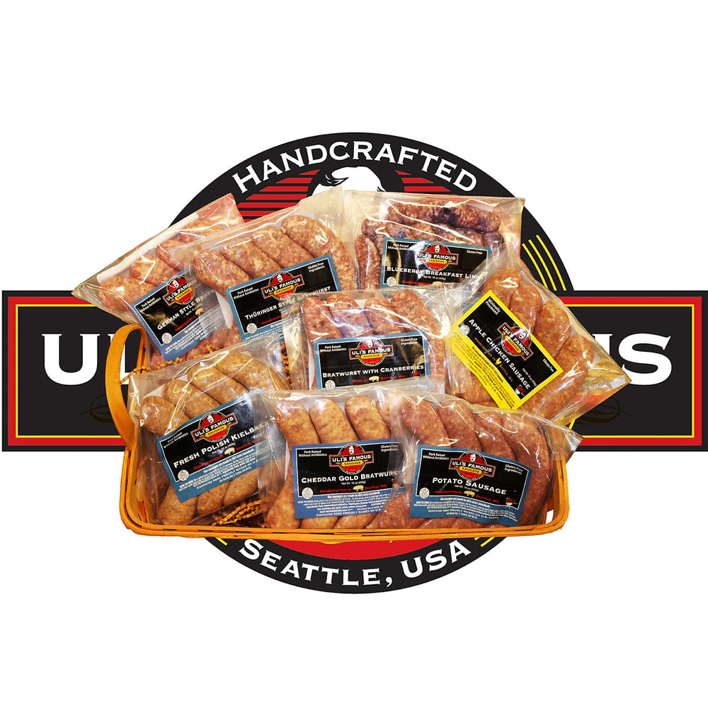 Uli's Famous Sausage Holiday Gift Pack | Made In Washington | Artisan Made Sausage Gifts From The Pacific Northwest