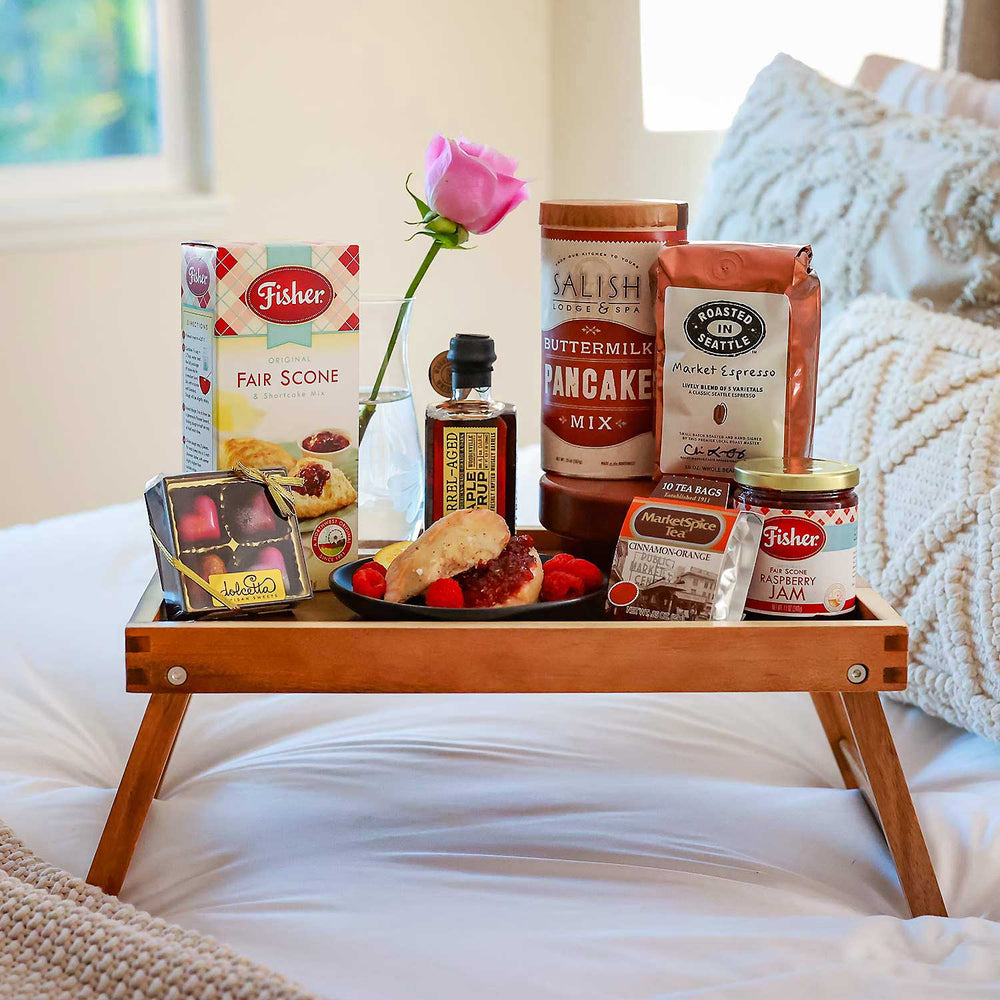 Breakfast in Bed Gift Box | Made In Washington | Valentine's Gifts