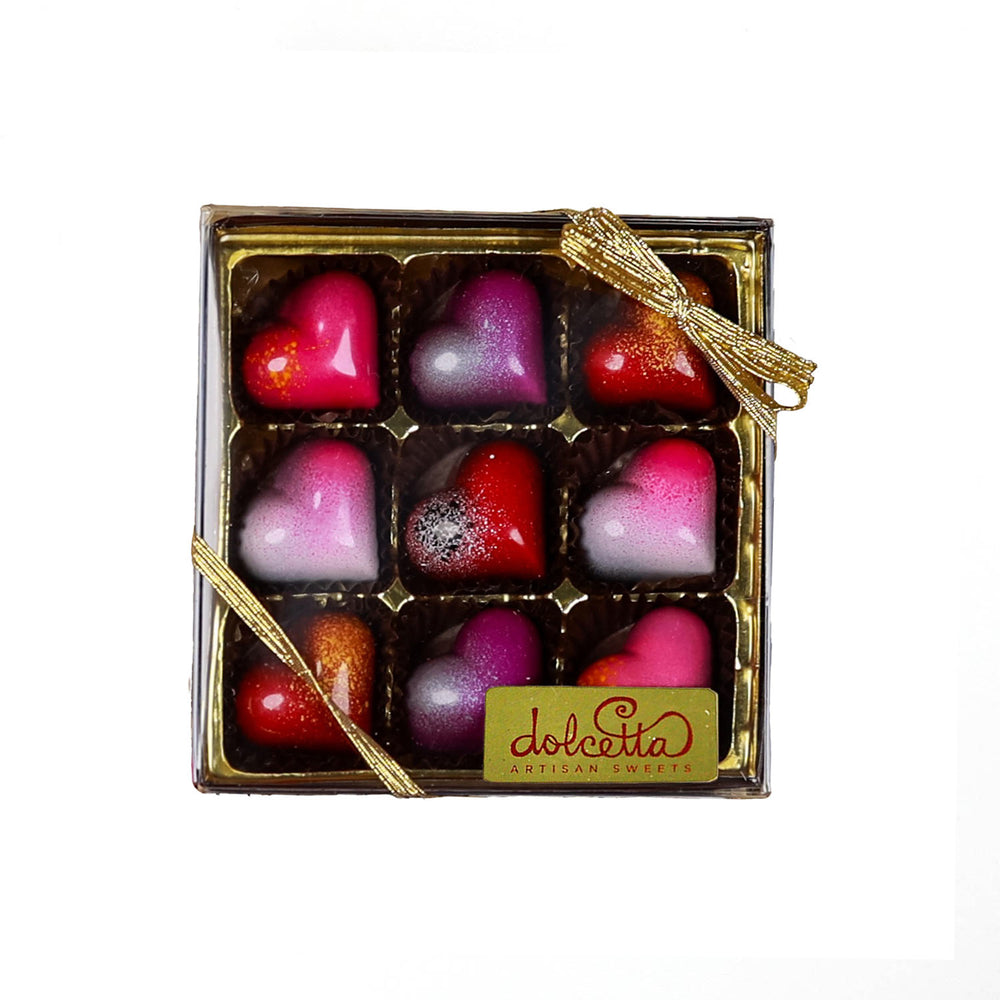 Dolcetta Artisan Sweets Valentine Chocolate Bonbons | Made In Washington | Gifts for Valentine's Day | Box of Chocolates