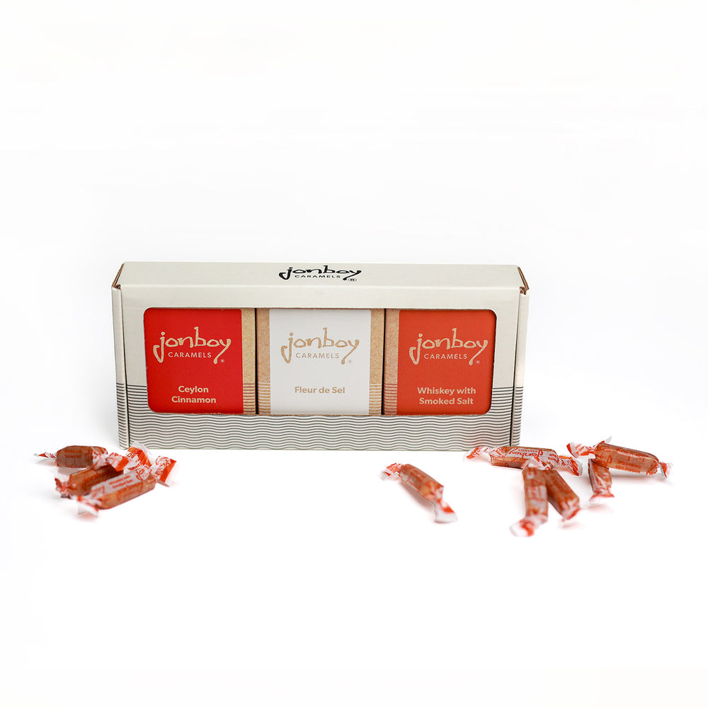 Jonboy Caramels Gift Set | Made In Washington | Candy Boxes of Caramel | Gifts From The Pacific Northwest