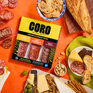 Coro By Salumi Sliced Salami Charcuterie Trio | Made In Washington | Pacific Northwest Foods