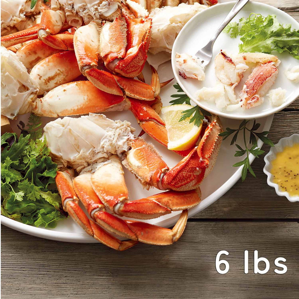 Dungeness Crab Feast | 6 lbs of Crab | Made in Washington | Christmas Feast | Father's Day Gifts | Graduation Gifts | Holiday Meals