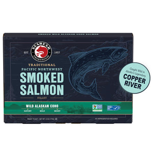 SeaBear's Smoked Salmon Copper River Coho  | Made In Washington | Caught In Alaska's Legendary Copper River | Free With Salmon Trio