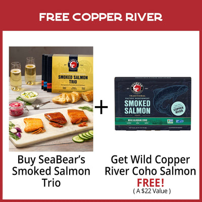 Smoked Salmon Trio with FREE Copper River Coho Salmon