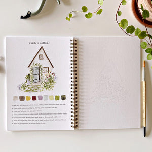 Emily Lex Studio Garden Watercolor Workbook | Made In Washington | PNW Gifts | Aspiring Artist Gifts | DIY Watercolor Book | Gifts From Gig Harbor