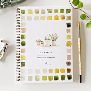 Emily Lex Studio Garden Watercolor Workbook | Made In Washington | PNW Gifts | Aspiring Artist Gifts | DIY Watercolor Book