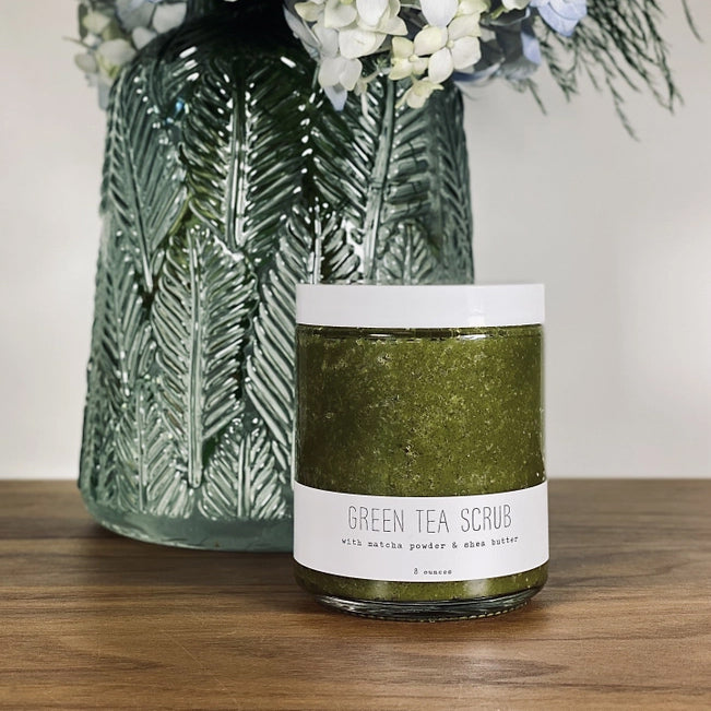 Handmade La Conner Green Tea Scrub | Made In Washington | Personal Care Gifts From The Pacific Northwest