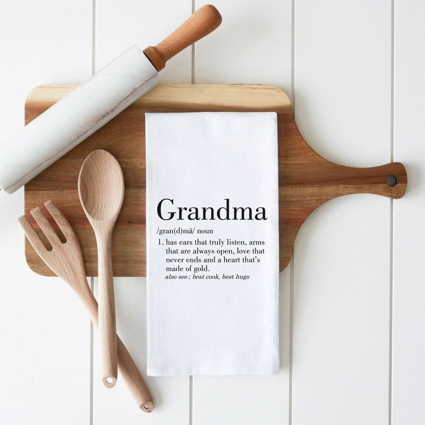 Porter Lane Home Grandma Tea Towel | Made In Washington | PNW Gifts For Grand Mothers