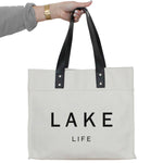 Porter Lane Home Lake Life Market Tote | Made In Washington | Tote Bag | Gifts For Friends | Thank You Gifts | Travel Gifts