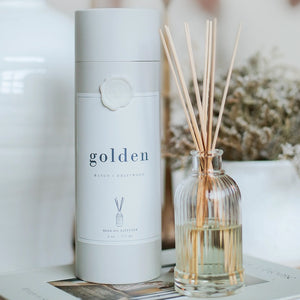 Porter Lane Home Golden Reed Diffuser | Made In Washington | Tropical  Air Freshener | Home Fragrance