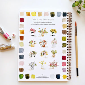 Emily Lex Studio DIY Bouquets Watercolor Workbook | Made In Washington | Do-It-Yourself Gifts From The Pacific Northwest