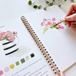 Emily Lex Studio DIY Bouquets Watercolor Workbook | Made In Washington | Gifts For Gardeners From The Pacific Northwest