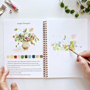 Emily Lex Studio DIY Bouquets Watercolor Workbook | Made In Washington | Gifts For Flower Lovers From The Pacific Northwest