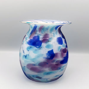 Blown Glass Carnation Flower Vase by Colin Satterfield | PNW Glass | Made In Washington | Artisan Blown Glass From The Pacific Northwest  