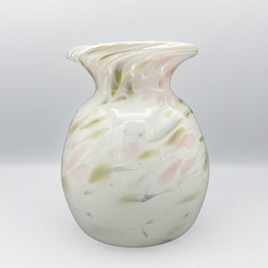 Blown Glass Seashell Flower Vase by PNW Glass | Made In Washington | Artisan Glass From The Pacific Northwest