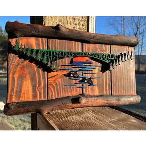 Ole'Cal Custom Creations Deception Pass | Made In Washington | Rugged & Rustic Wall Art | Gifts For Art Lovers