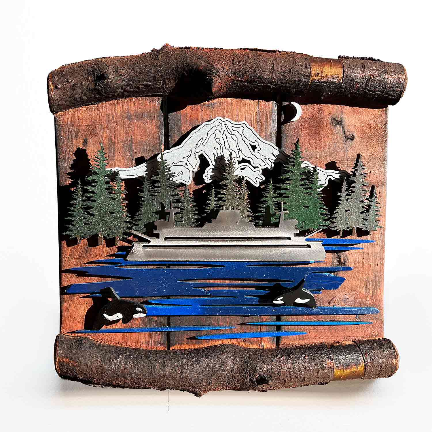 Ole' Cal Customs | Made In Washington | Rustic Steel & Wood Wall Art