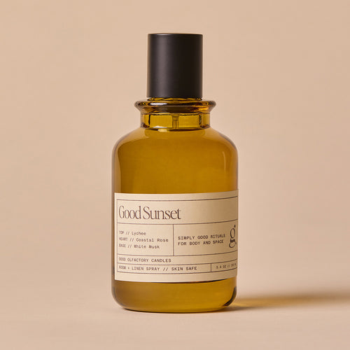 Good Olfactory Candles Good Sunset Linen Spray | Made In Washington | Artisan Made Home Fragrance Gifts