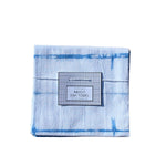 Natalie Menacho Indigo Dyed Dish Towel Striped | Made In Washington | Housewarming Gifts | Artisan Made on Orcas Island