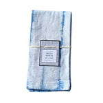 Natalie Menacho Indigo Dyed Cotton Napkin | Made In Washington | Striped