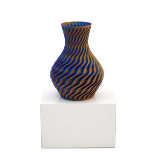 Mone Design Studio Dragon Vase | Made In Washington | Blue Orange Purple 3" vase | 3-D Printed Home Décor Gifts | Local Housewarming Gifts