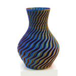 Mone Design Studio Dragon Vase | Made In Washington | Blue Orange Purple Flower Vase | Locally 3-D Printed Home Decor