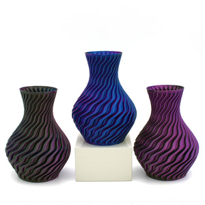 Moné Design Studio Dragon Vase | Made In Washington |  Blue Black Flower Vase | Housewarming Gifts