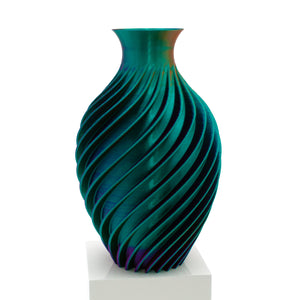 Moné Design Studio Siren Vase | Made In Washington | Teal Flower Vase | Gift From The Pacific Northwest