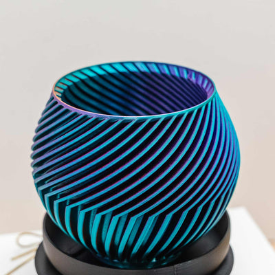TOR Planter Teal Burnt Orange Purple