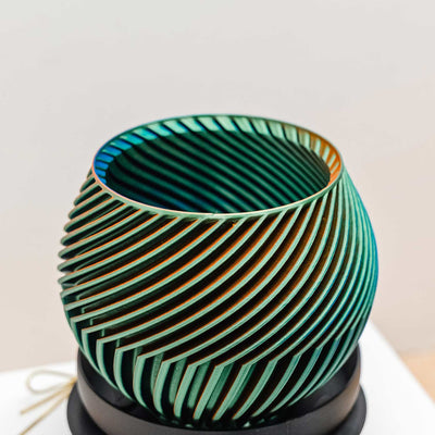 TOR Planter Green Burnt Orange Blue