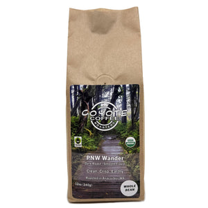 Coyote Coffee PNW Wanderer Whole Bean | Made In Washington | PNW Local Gifts