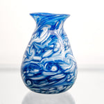 Bellingham Bay Glassworks Hand Blown Blue Vase | Made In Washington