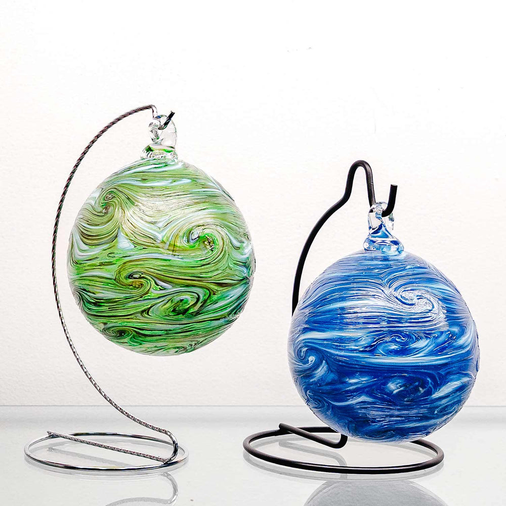 Bellingham Bay Glassworks | Made In Washington | Green Glass Ornament | Blown Glass Gifts From The Pacific Northwest