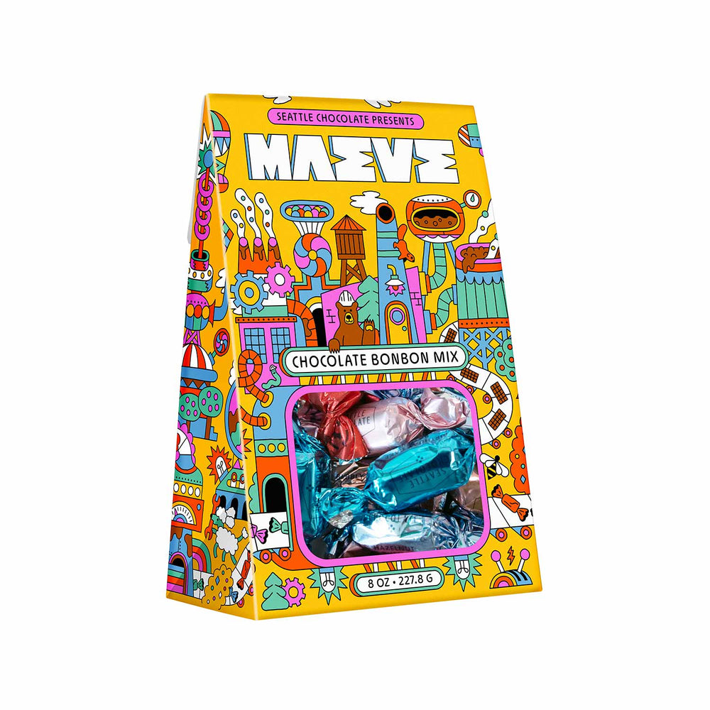 Maeve Premium Chocolate Magical Makers Assorted Bonbon Box | Made In Washington | Local Chocolate Gifts | Chocolate Candy Box