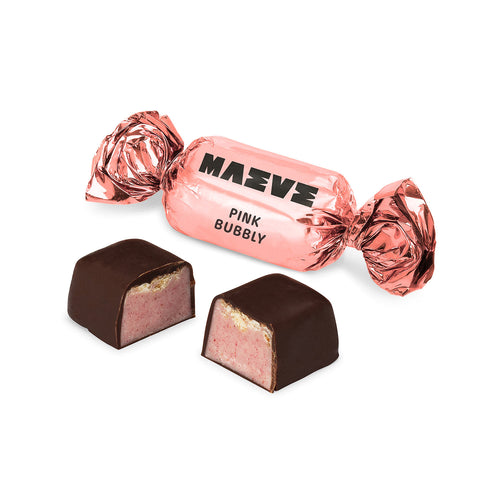 Maeve Gourmet  Chocolate | Made In Washington | Pink Bubbly Bonbons | Locally Made Truffles By Seattle Chocolate