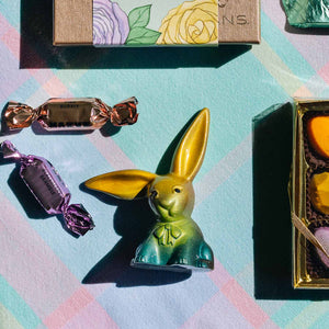 Dolcetta Artisan Sweets | Milk Chocolate Bunny | Made In Washington | Easter Candy Gifts | Local Easter basket Stuffers | Shop Local Gifts