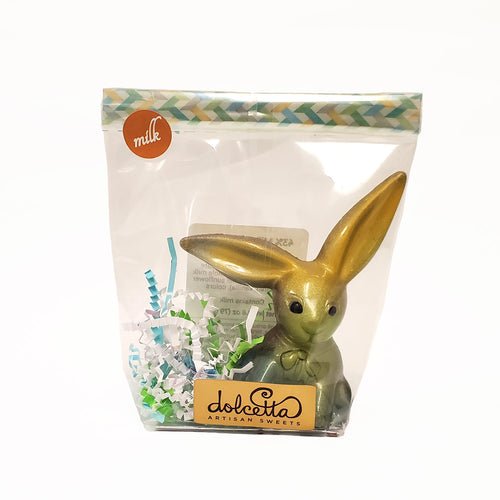 Dolcetta Milk Chocolate Bunny | Made In Washington | Easter Candy Gifts | Local Easter basket Stuffers | Shop Local